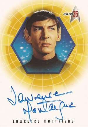 M'Benga Star Trek 35th Anniversary TOS Autograph Card A25 Booker Bradshaw Dr